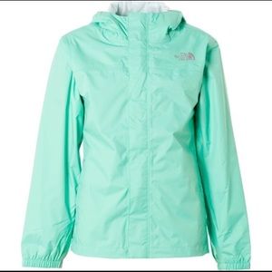 Gently Used North Face Girls (LG) Raincoat w/ Hood